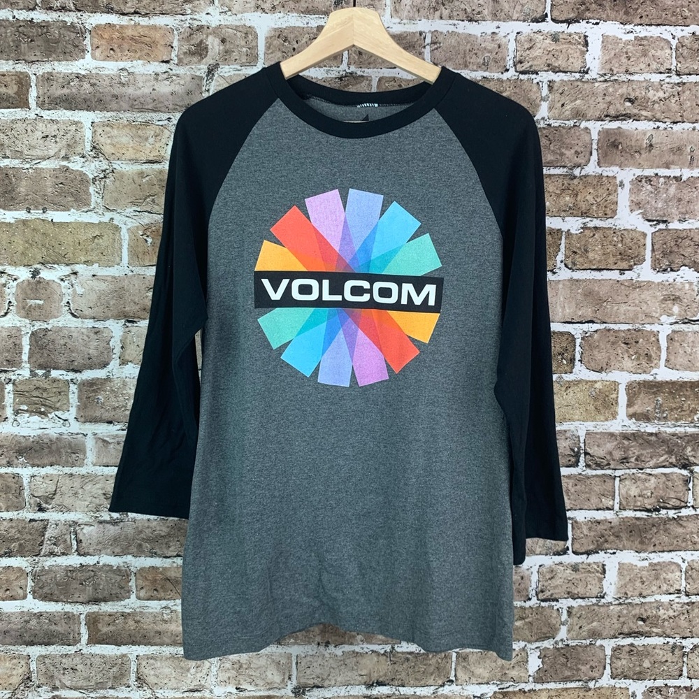Volcom Mens Top Baseball Style Cotten Blend